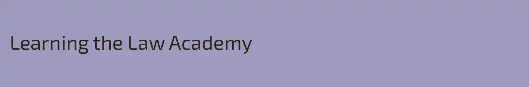 Learning the Law Academy 